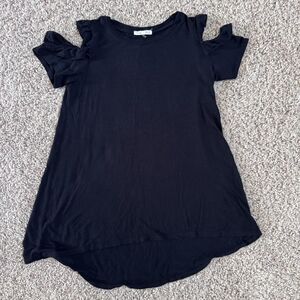 copper key girl size large top shirt black